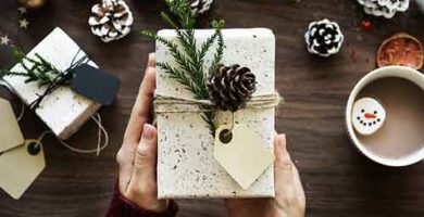 Regalo de navidad vintage